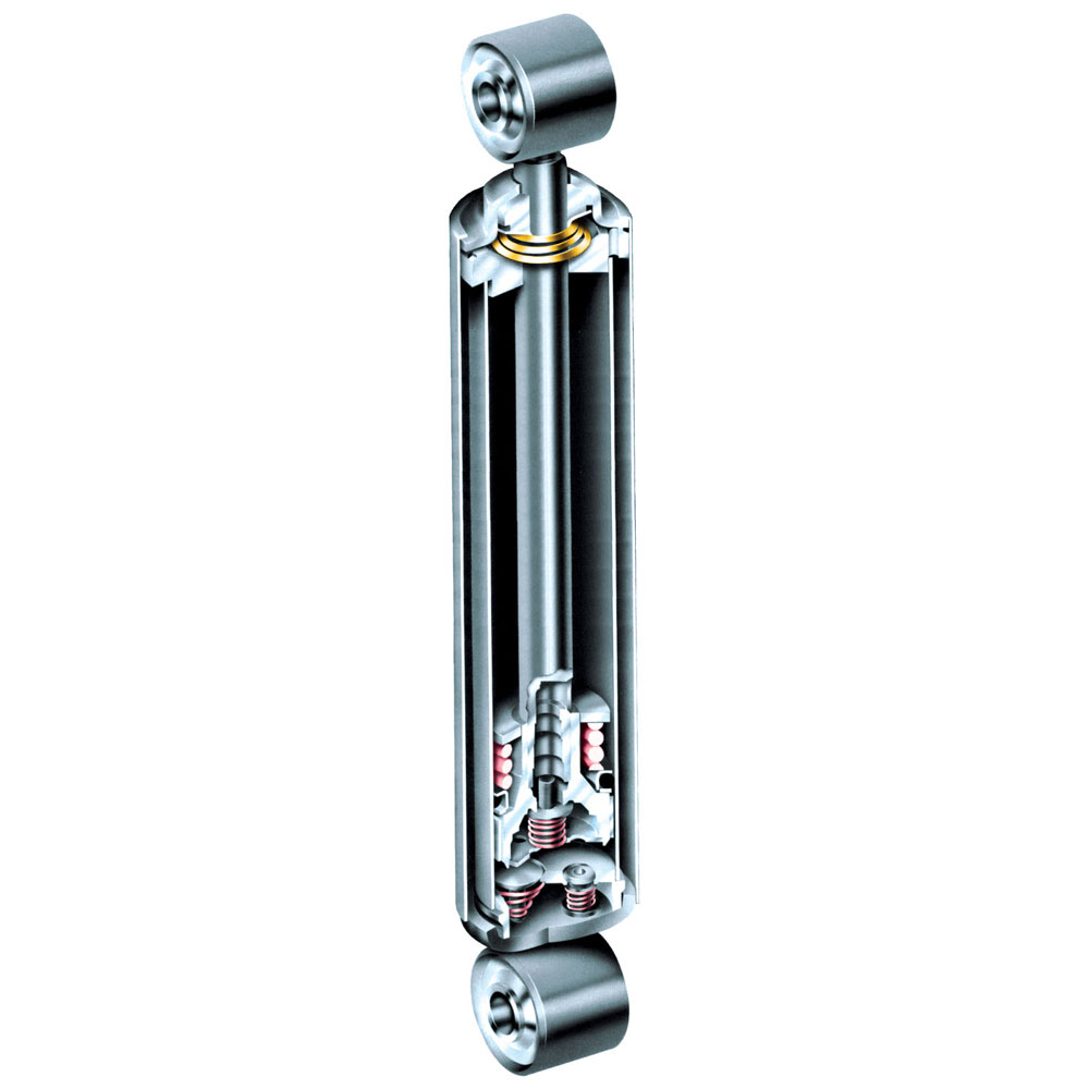 Competition Engineering Shock Absorber C2600; Front Drag Race Monotube 9.000 in. 14.100 in. Gray Steel for GM, Dodge, Toyota 