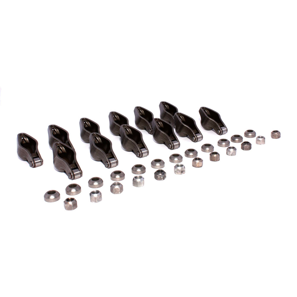 COMP Cams Rocker Arm Kit 1417-12; Magnum 1.52 3/8 in. 8620 Chromoly Roller Tip for Chevy 4.3L 