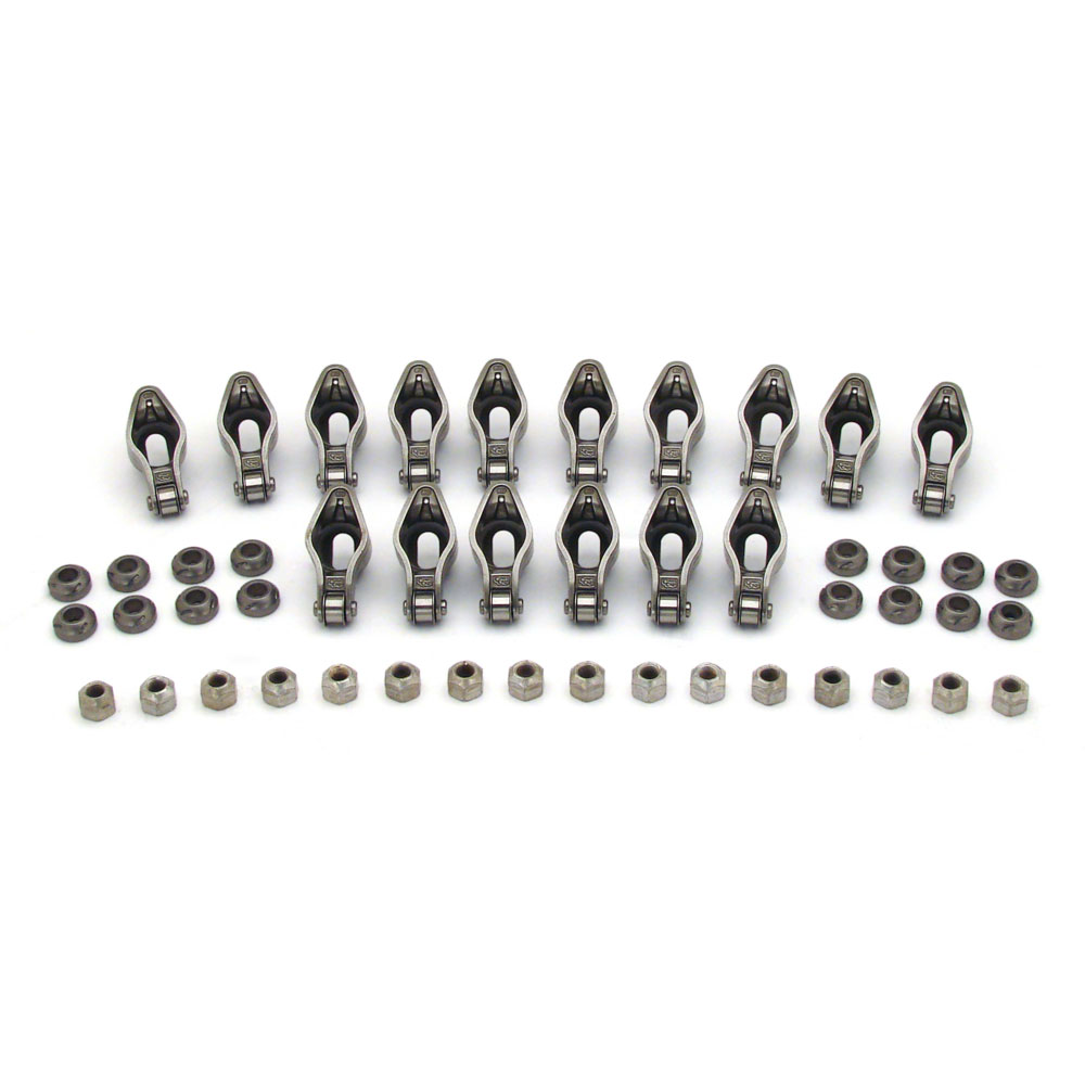 COMP Cams Rocker Arm Kit 1417-16; Magnum 1.52 3/8 in. 8620 Chromoly Roller Tip for Chevy 262 to 400 