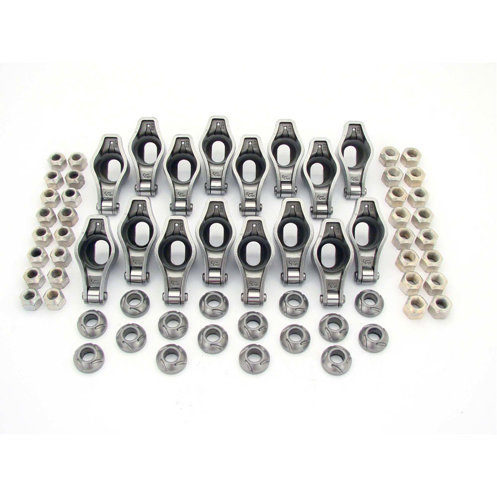 COMP Cams Rocker Arm Kit 1451-16; Magnum 1.52 7/16 in. 8620 Chromoly Roller Tip for Pontiac 265 to 455 