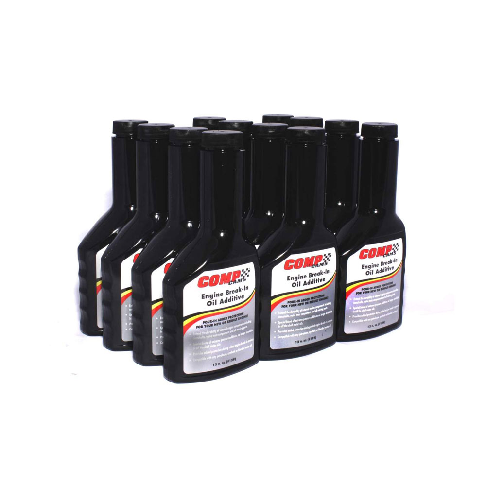 COMP Cams Engine Oil Additive 159-12; 12.0 oz. Zinc, Phosphorus Break-In Additive 
