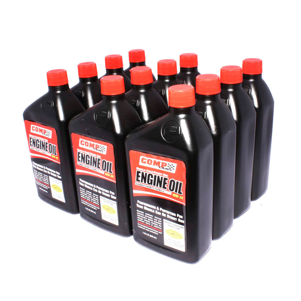 Photo for COMP Cams Engine Oil 1595-12; Musclecar, Street Rod 15W-50 1 Quart (12 bottles) Semi-Synthetic