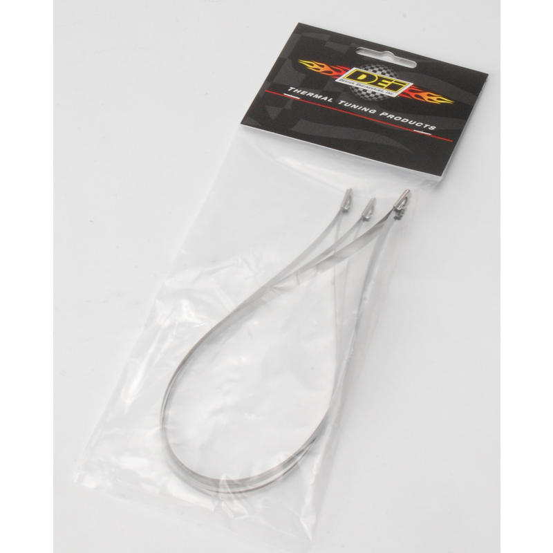 Design Engineering (DEI) Tie Strap and Clip 10202; 14.000 in. Self Locking Natural Stainless Steel 