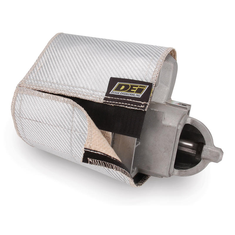 Design Engineering (DEI) Starter Heat Shield 10235; Ultra 47 Reflective Silver Two Layer 