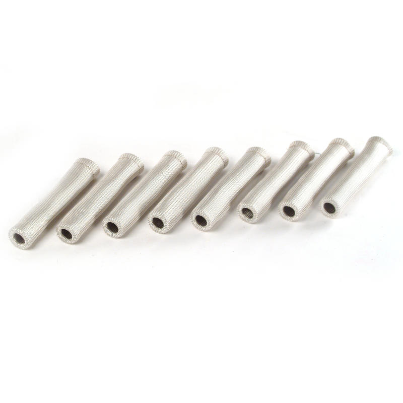 DEI Spark Plug Boot Heat Sleeve 10502; Protect A Boot Up to 1200 deg. F of Direct Continuous Heat 0.750 in. 6.000 in. Silver Fiberglass 
