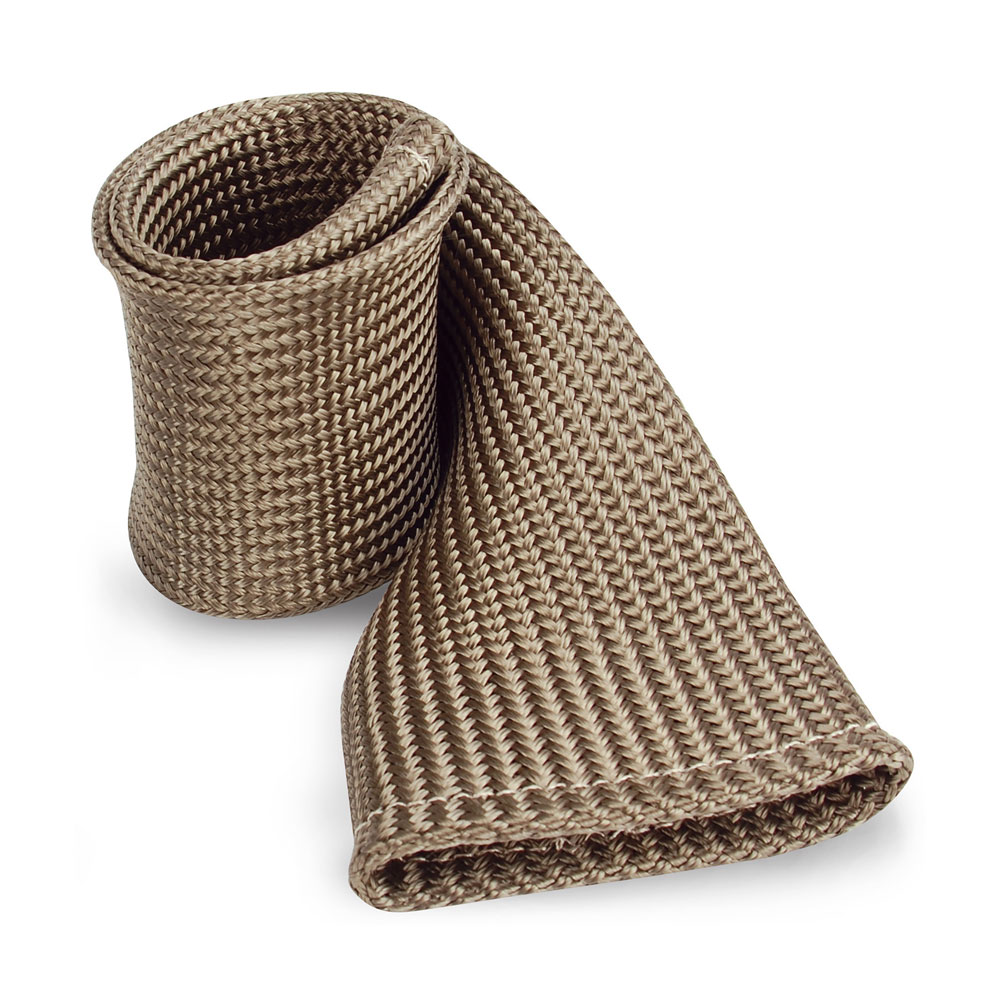 Photo for Design Engineering (DEI) Thermal Protection Hose Sleeve 91482; Titanium Protect A Sleeve Bulk (By the Foot) Titanium Lava Rock Fiber