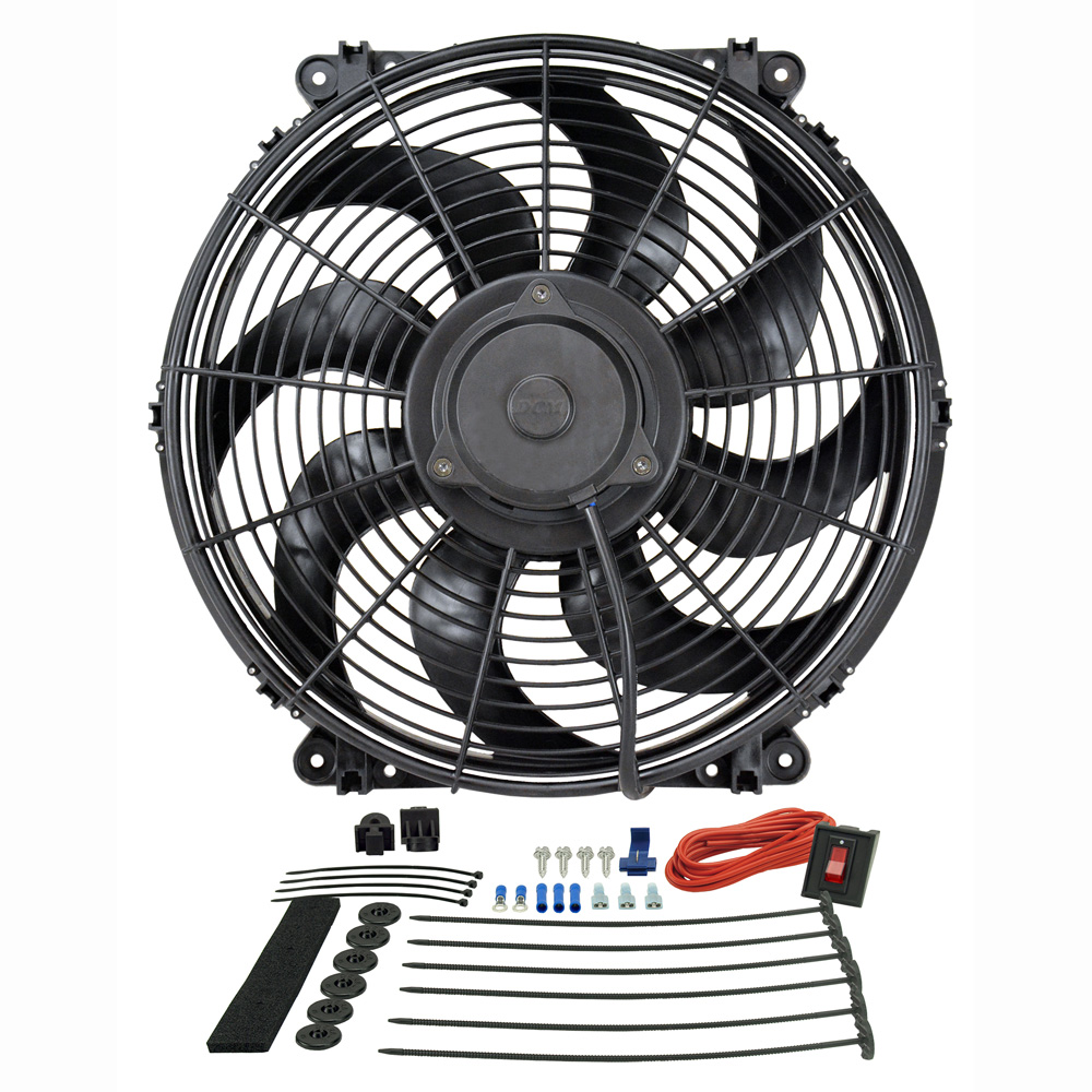 Derale Electric Fan 16516; Tornado 2175 CFM Electric 16.000 in. 