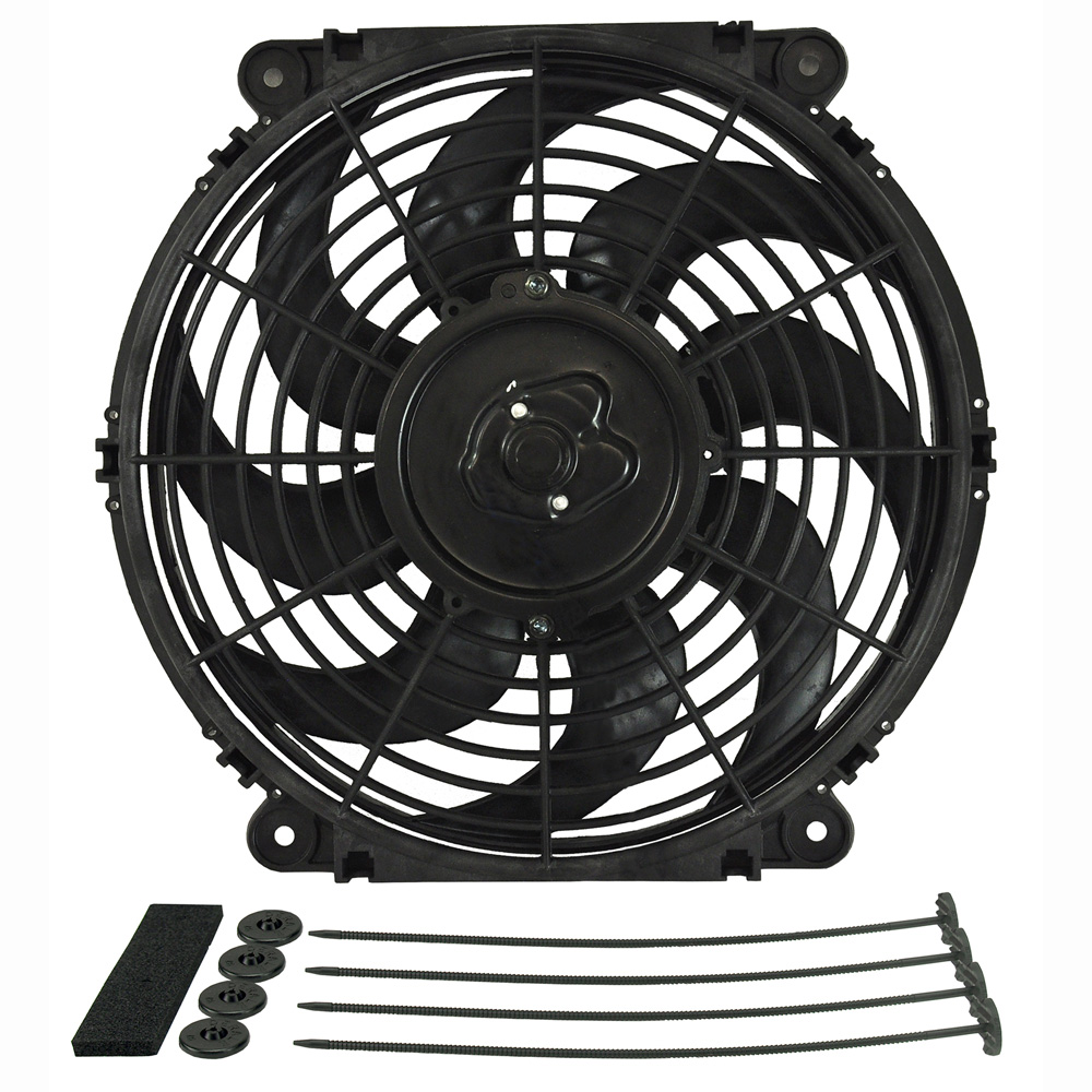Derale Electric Fan 16622; Tornado 880 CFM Electric 12.000 in. 