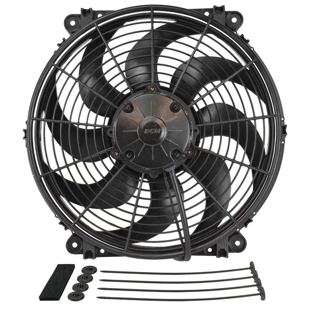 Derale Electric Fan 16624; Tornado 1350 CFM Electric 14.000 in. 