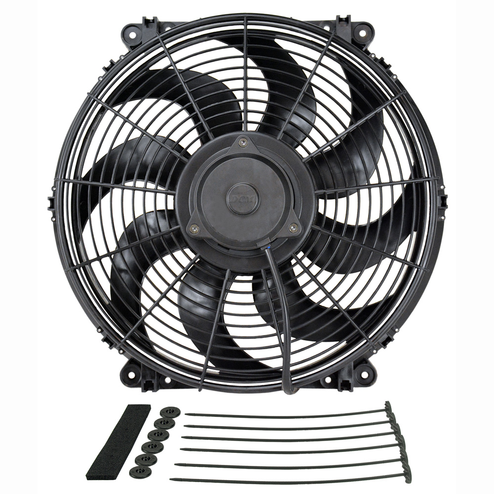 Derale Electric Fan 16626; Tornado 2175 CFM Electric 16.000 in. Skewed 