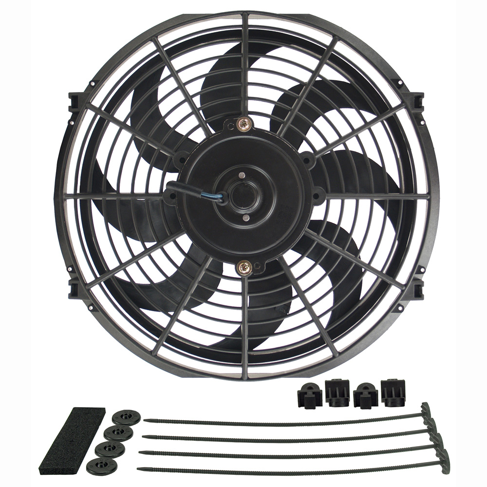 Derale Electric Fan 18912; DynoCool 810 CFM Electric 12.000 in. 