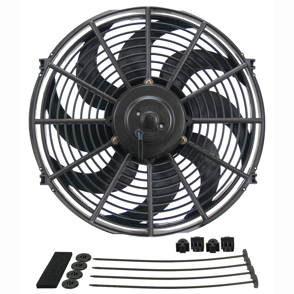 Derale Electric Fan 18914; DynoCool 1230 CFM Electric 14.000 in. 