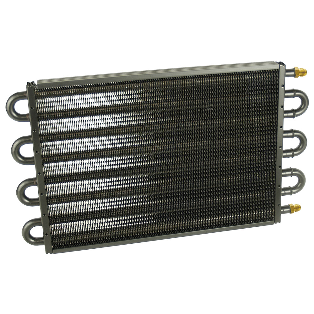 Derale Oil Cooler 13314; Series 7000 17.500 in. 8 Pass  Copper Tube, Aluminum Fin Tube and Fin 