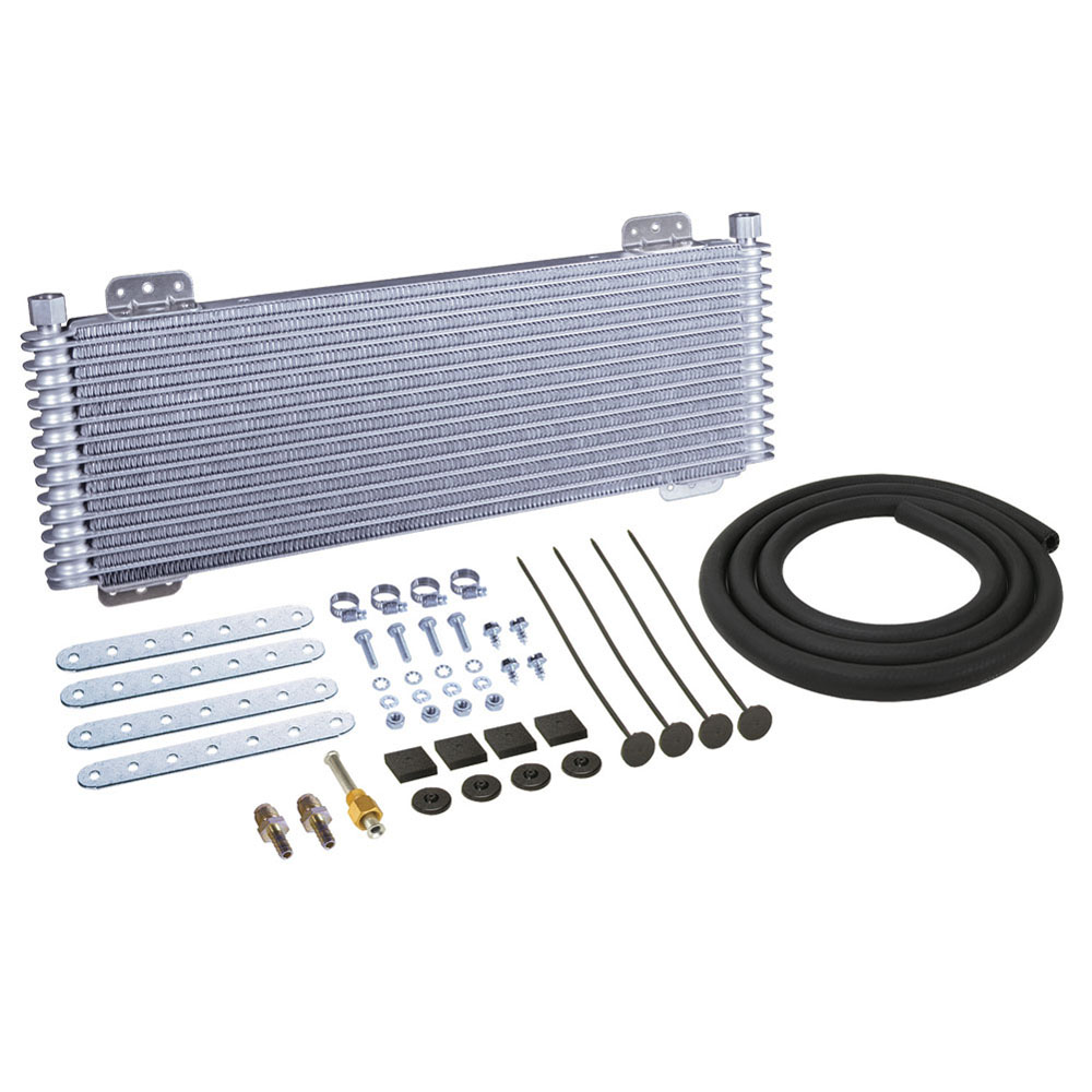Derale Transmission Oil Cooler Kit 13633; 9500 Series 22.750 in. 13 Aluminum Tube and Fin 