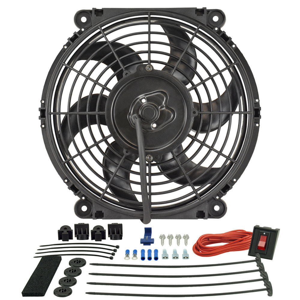Derale Electric Fan 16510; Tornado 650 CFM Electric 10.000 in. 