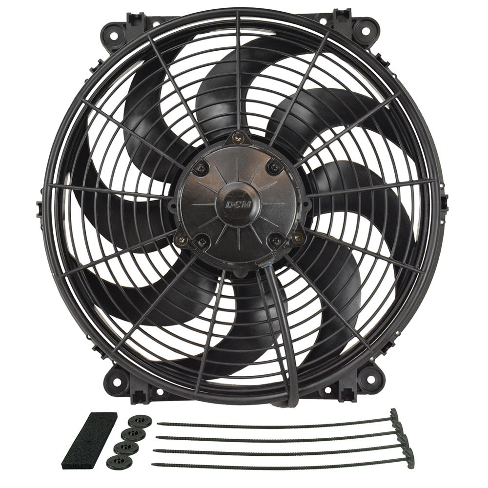 Derale Electric Fan 16624; Tornado 1350 CFM Electric 14.000 in. 