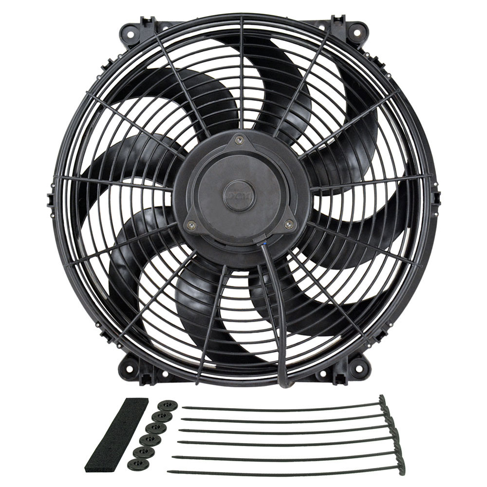 Derale Electric Fan 16626; Tornado 2175 CFM Electric 16.000 in. Skewed 
