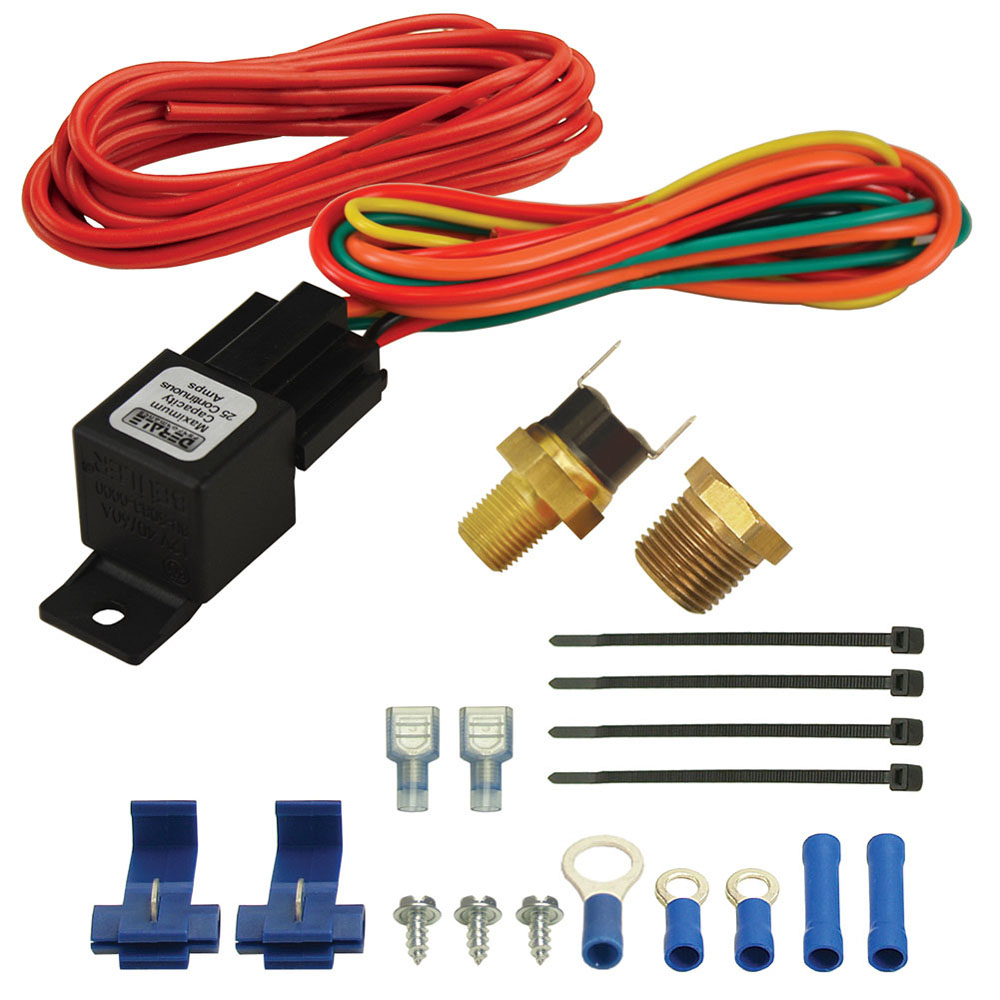 Derale Engine Coolant Fan Temperature Switch 16721; 