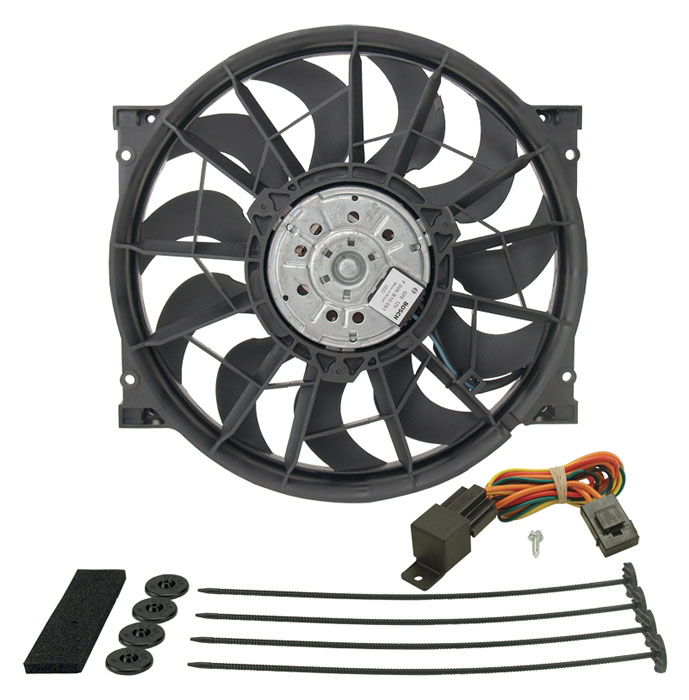 Derale Electric Fan 16925; H.O. Extreme 2000 CFM Electric 12.000 in. S Curve 