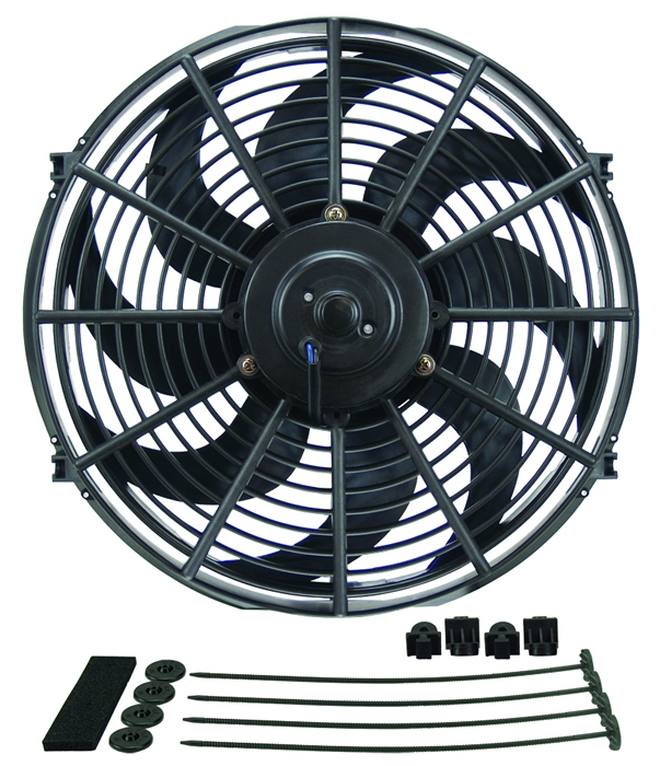 Derale Electric Fan 18914; DynoCool 1230 CFM Electric 14.000 in. 
