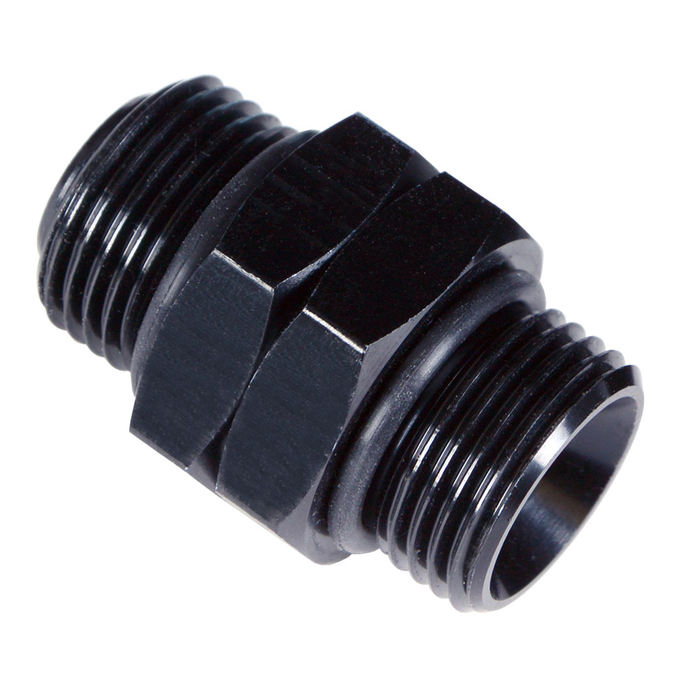 Derale AN Fitting 35799; AN Swivel Union Swivel Union Black -10AN ORB Male Straight -10AN ORB Male 