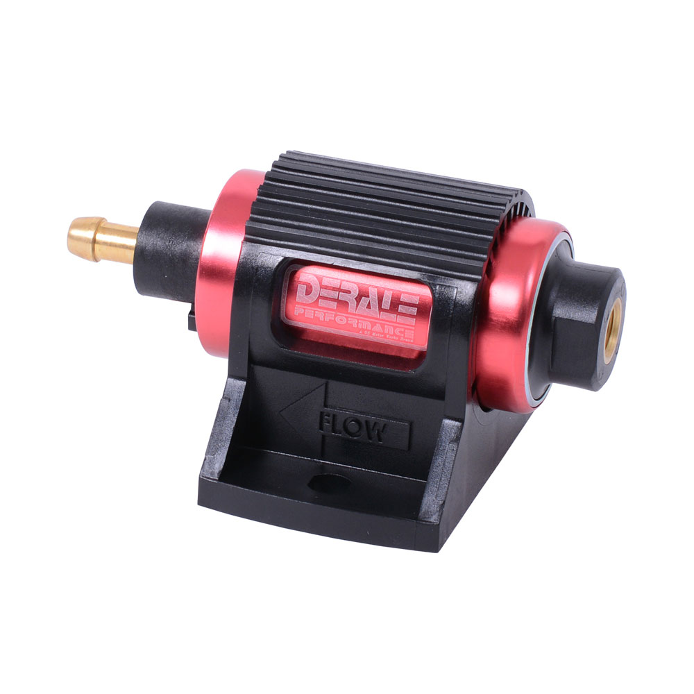 Derale Electric Fuel Pump 72004; 130 LPH E85, Ethanol, Methanol, Racing Fuel 