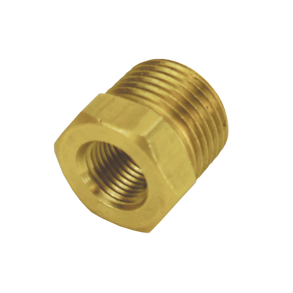 Derale Pipe Fitting 98450; Adapter Natural 3/8 in. NPT Male Straight 1/8 in. NPT Female 