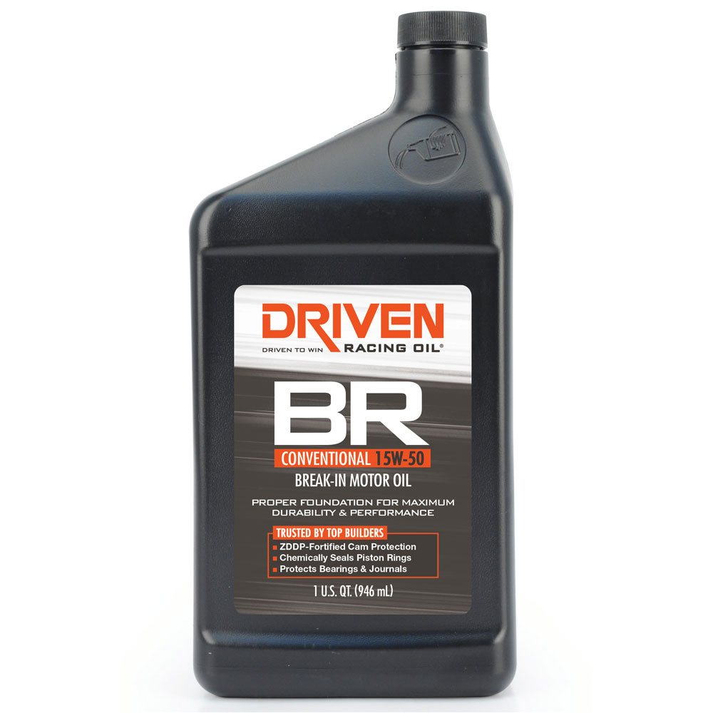 Photo for Driven Racing Engine Oil 00106; BR Break In 15W-50 1 Quart Conventional