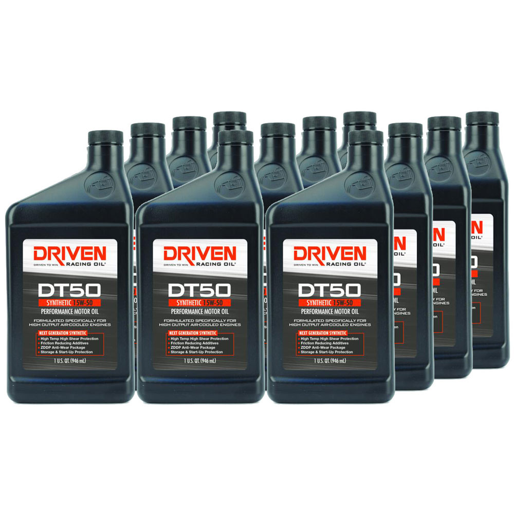 Photo for Driven Racing Oil Engine Oil 02807; DT50 Air Cooled  15W-50 1 Quart Synthetic 