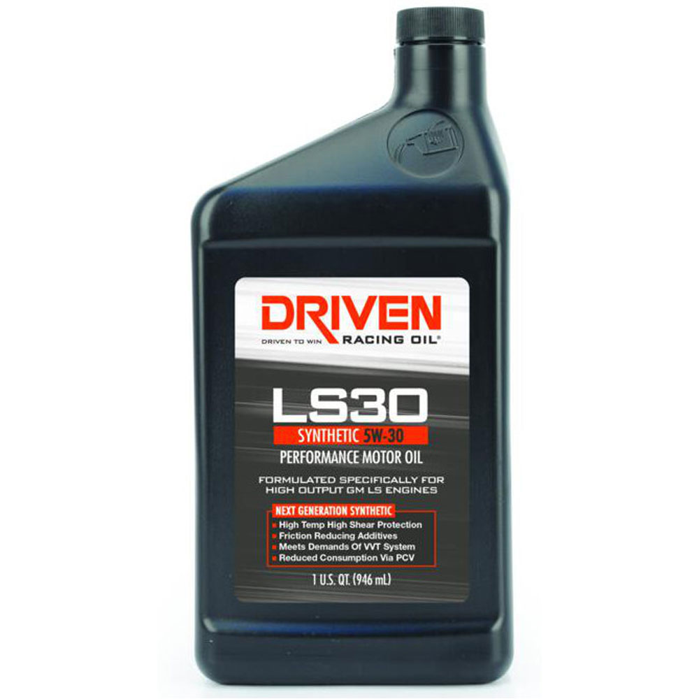 Photo for Driven Racing Engine Oil 02906; LS30 Street Performance 5W-30 1 Quart Synthetic