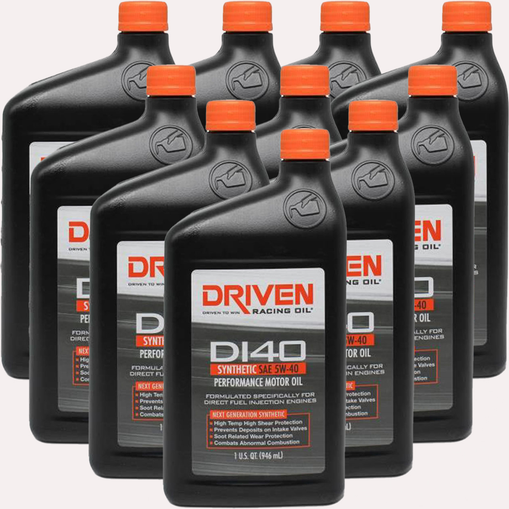 Photo for Driven Racing Engine Oil 18406(10-PACK); Direct Injection DI40 5W-40 1 Quart Synthetic 