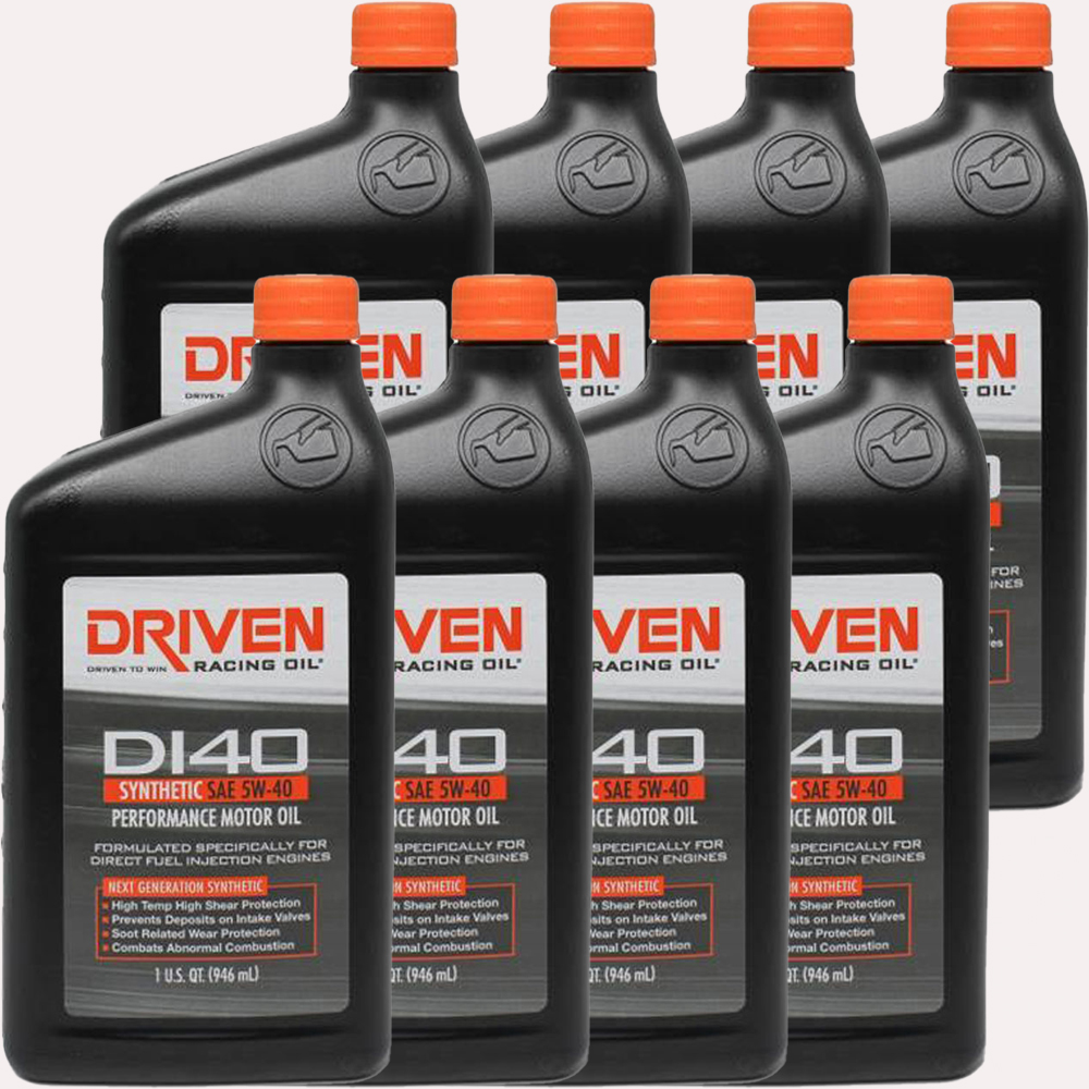 Photo for Driven Racing Oil Engine Oil 18406(8-PACK); Direct Injection DI40 5W-40 1 Quart Synthetic 