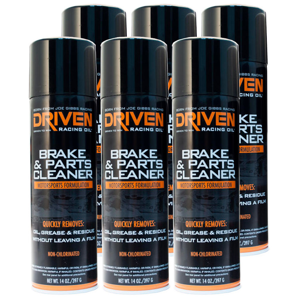 Photo for Driven Racing Oil Brake Cleaner 50020(6-PACK); Brake and Parts Cleaner 14.00 oz. Aerosol Spray 