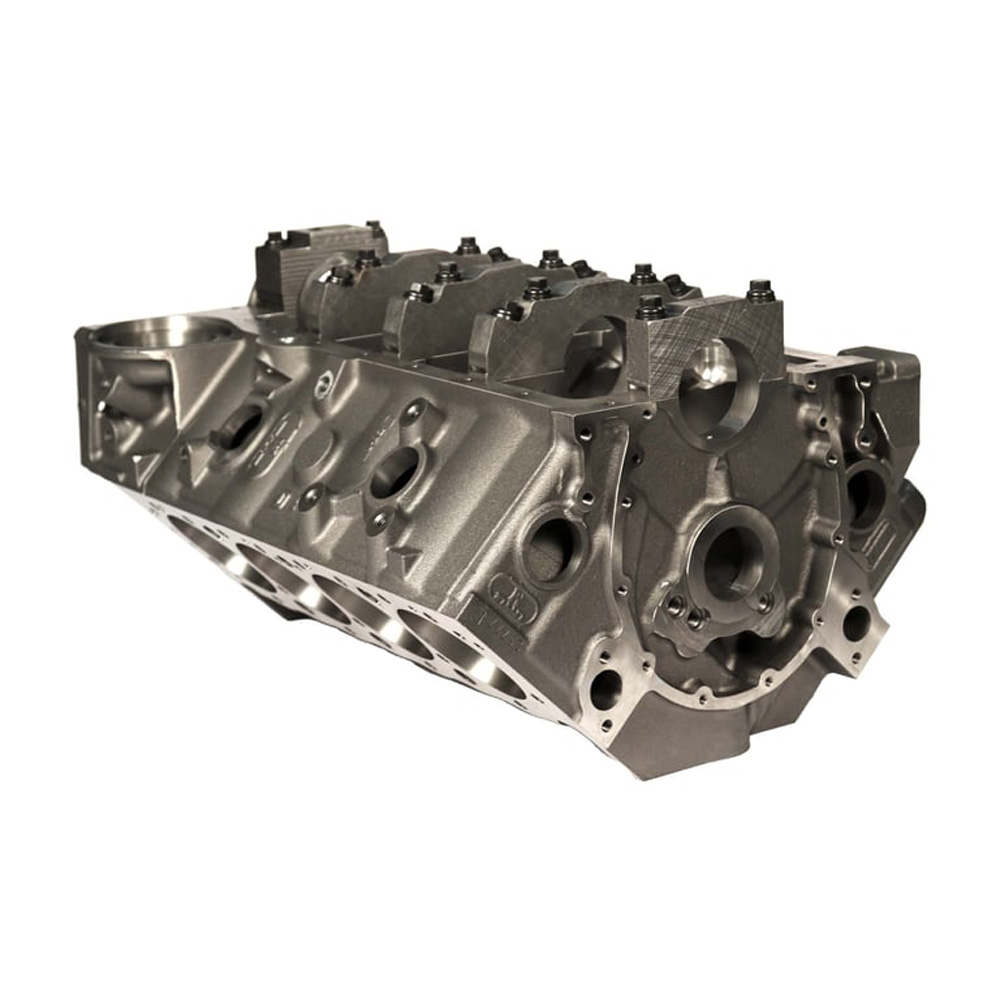 Dart Engine Block 31191111; Little M Sportsman 4.000 in. Cast Iron 4 Bolt for Chevy SBC 350 Mains 