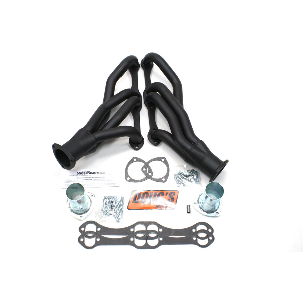 Photo for Doug's Exhaust Header D304-B; Long Tube Black for 1964 to 1992 Chevy A Body, F Body, G Body 262 to 400