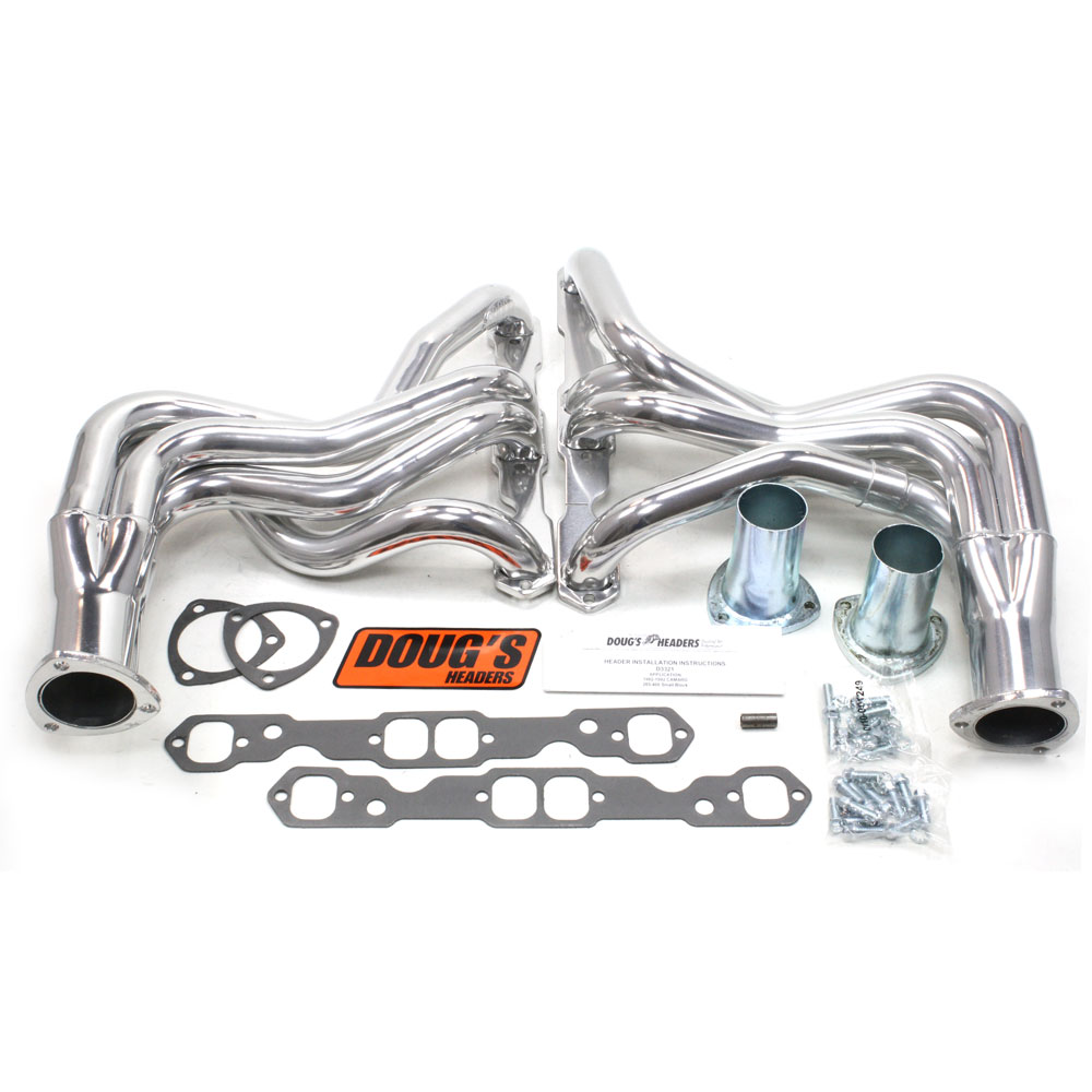 Photo for Doug's Headers Exhaust Header D3321; Long Tube Silver Ceramic Coated for 1982 to 1992 Chevy Camaro 262 to 400