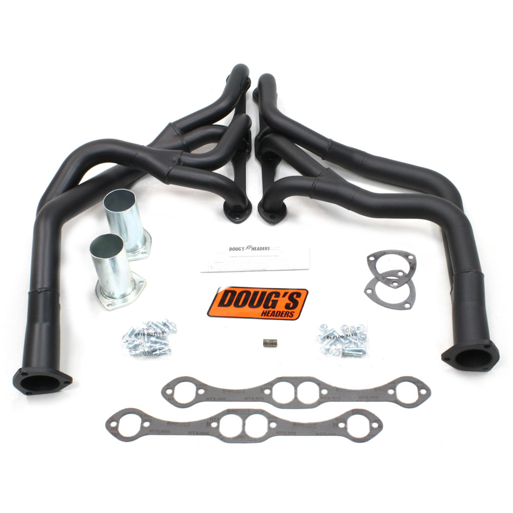 Photo for Doug's Exhaust Header D370Y-B; Tri Y Black for 1978 to 1988 Chevy G Body 262 to 400