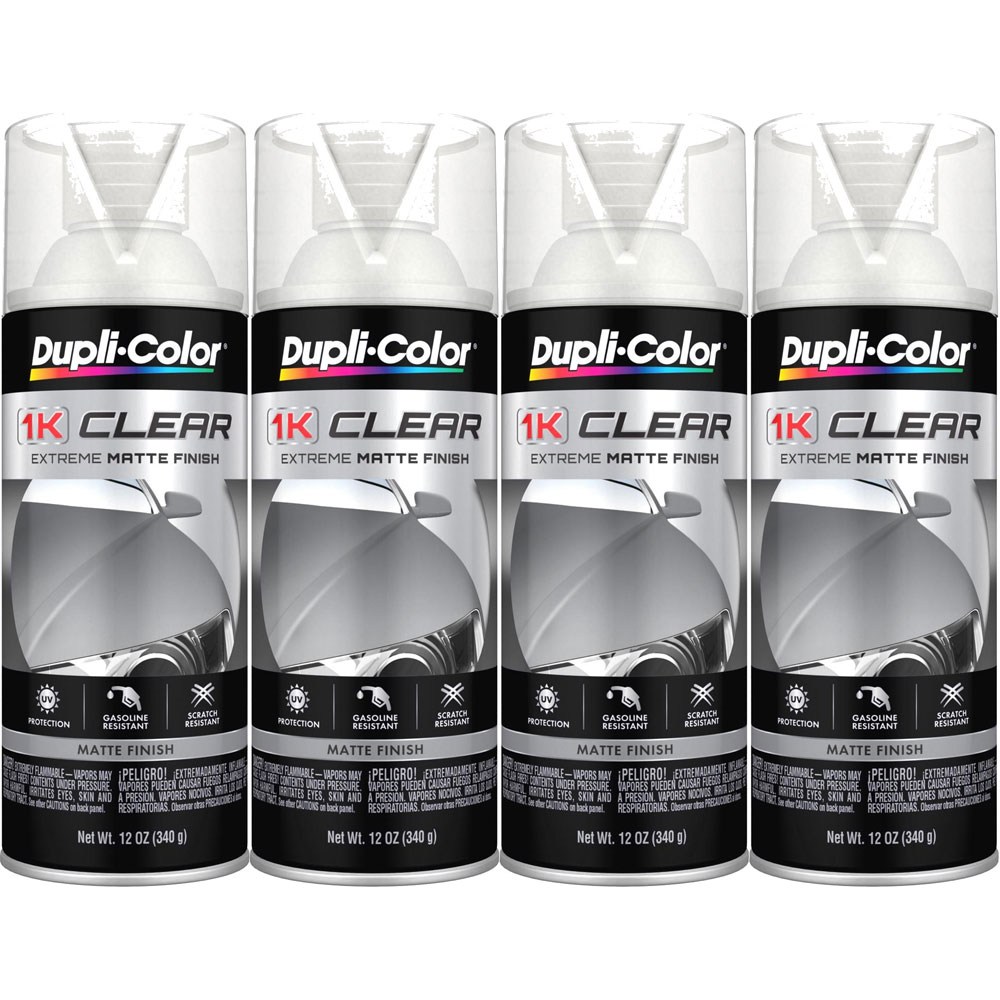 Photo for Duplicolor Paint 1KCM(4-PACK); 1K 12.0 oz. Aerosol Clear 