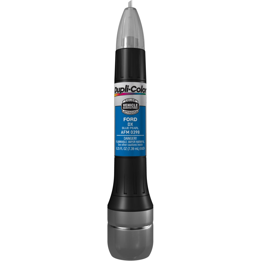 Photo for Duplicolor Paint AFM0398; Scratch Fix All In 1 Exact Match 0.25 oz. Pen, Brush Blue Pearl for Ford DX