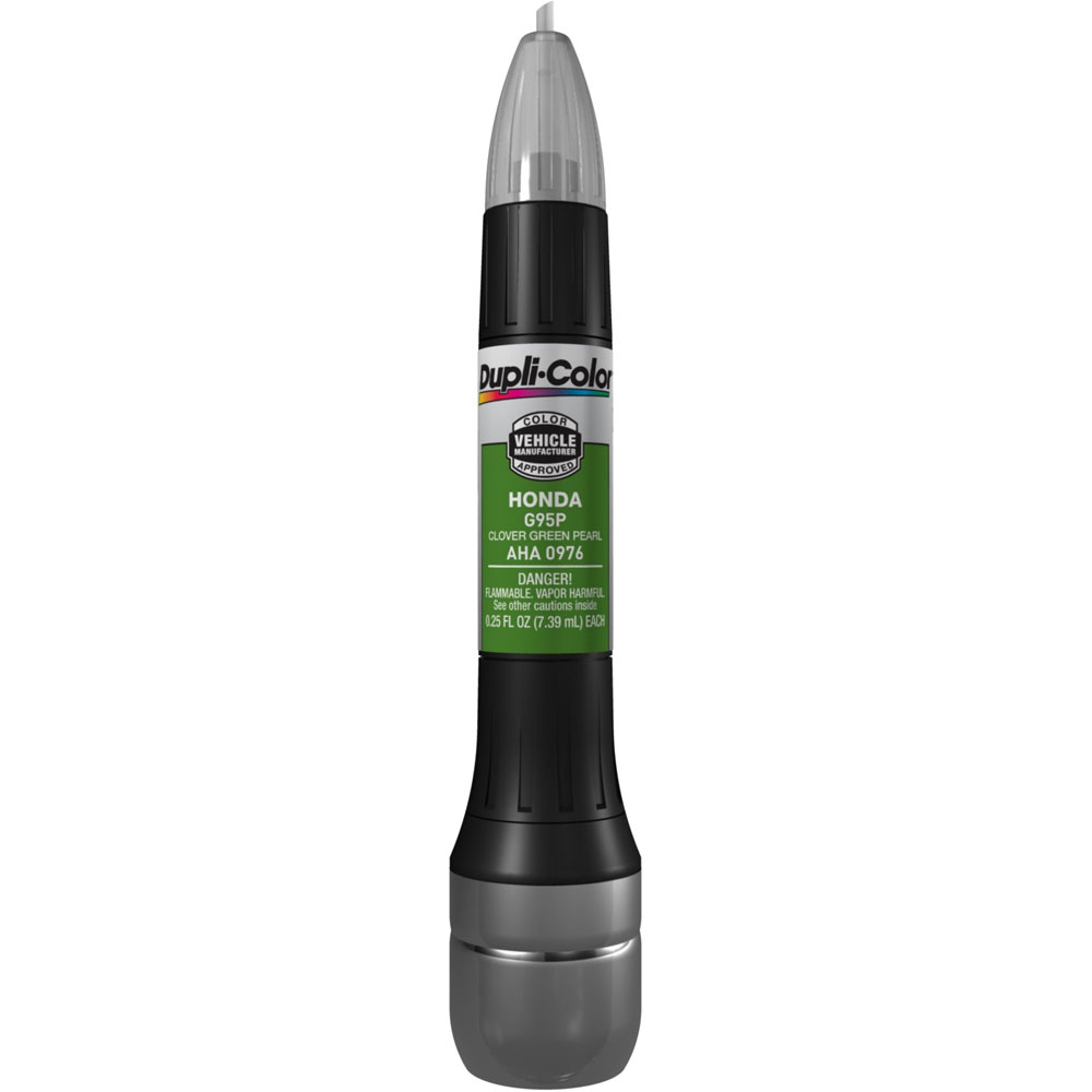 Duplicolor Paint AHA0976; Scratch Fix All In 1 Exact Match 0.25 oz. Pen, Brush Clover Green Pearl G95P for Honda 