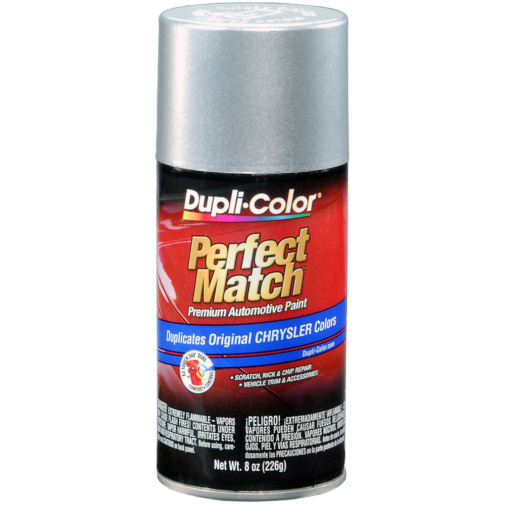 Duplicolor Paint BCC0338; Perfect Match 8.0 oz. Aerosol Metallic Radiant Silver CA1, PA1 for Chrysler 