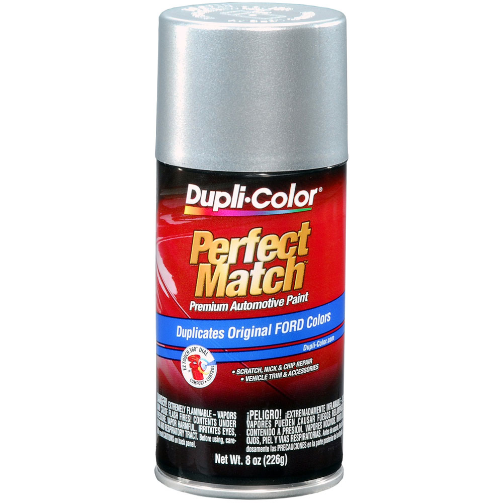 Photo for Duplicolor Paint BFM0236; Perfect Match 8.0 oz. Aerosol Metallic Silver Charcoal for Ford YN, D1,YN,1Q,9Z, D1, YN, 1Q, 9Z