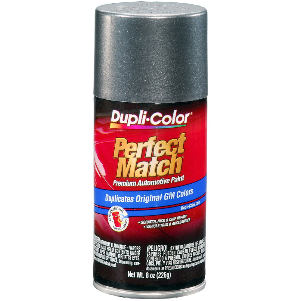 Duplicolor Paint BGM0347; Perfect Match 8.0 oz. Aerosol Metallic Medium Gray 15, WA8573 for GM 