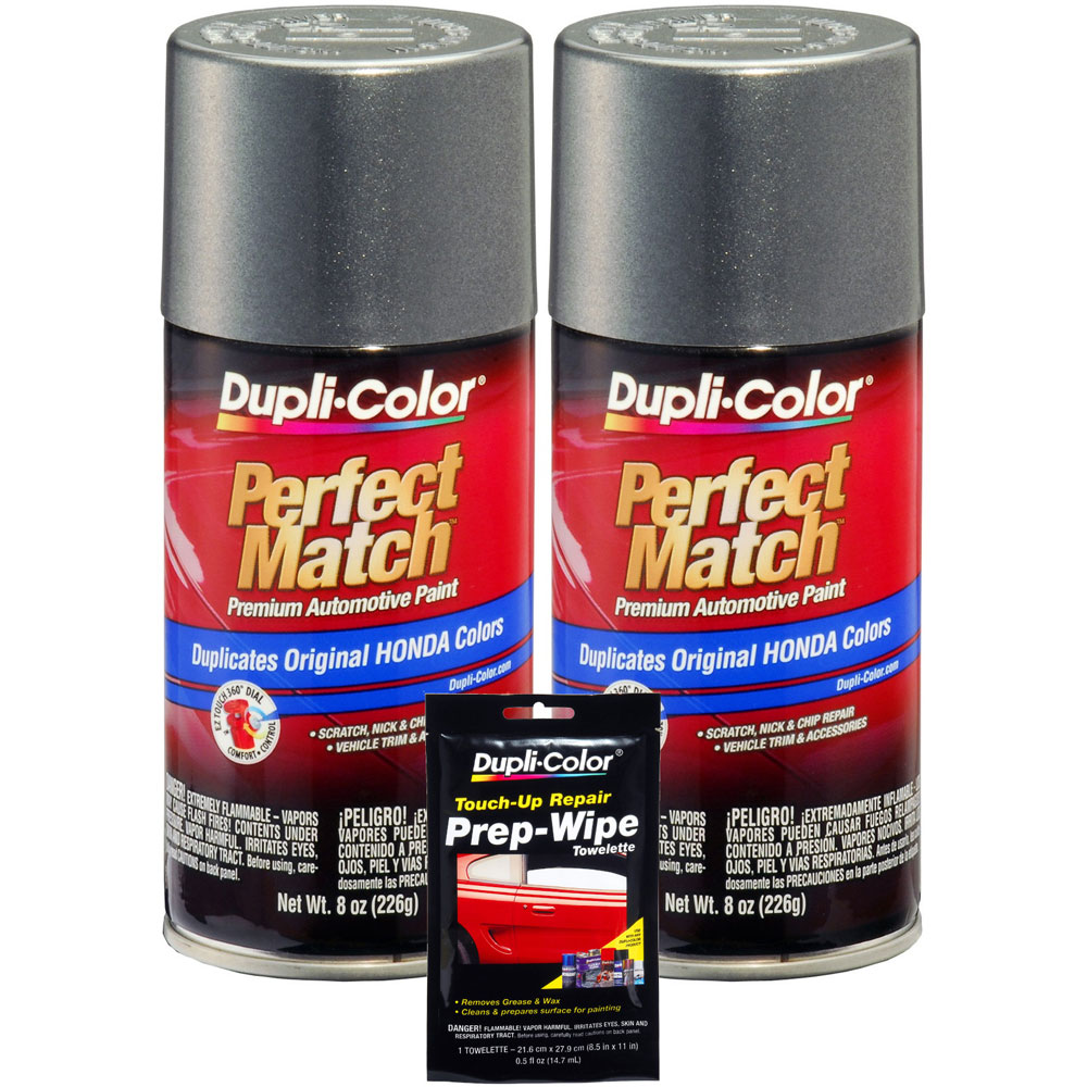 Photo for Duplicolor Paint BHA0990(BUNDLE); Perfect Match 8.0 oz. Aerosol Metallic Polished Metal for Honda NH737M 