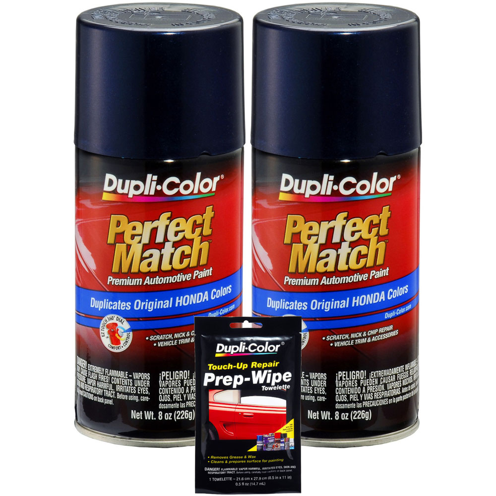 Photo for Duplicolor Paint BHA0991(BUNDLE); Perfect Match 8.0 oz. Aerosol Royal Blue Pearl for Honda B536P 