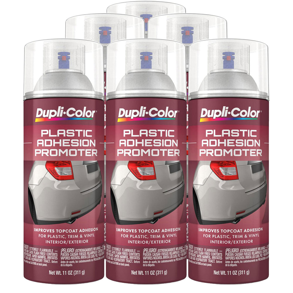 Photo for Duplicolor Paint Primer CP199(6-PACK); Plastic Adhesion Promoter 11.0 oz. Aerosol Clear 