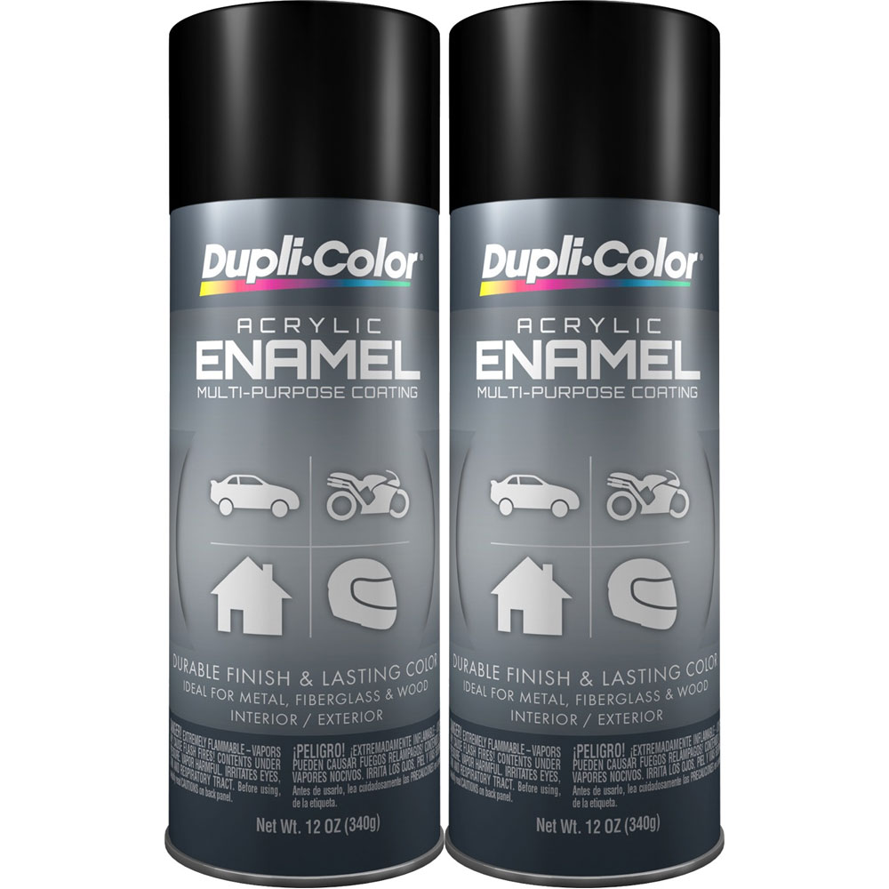 Photo for Duplicolor Paint DA1603(2-PACK); 12.00 oz. Aerosol Black 