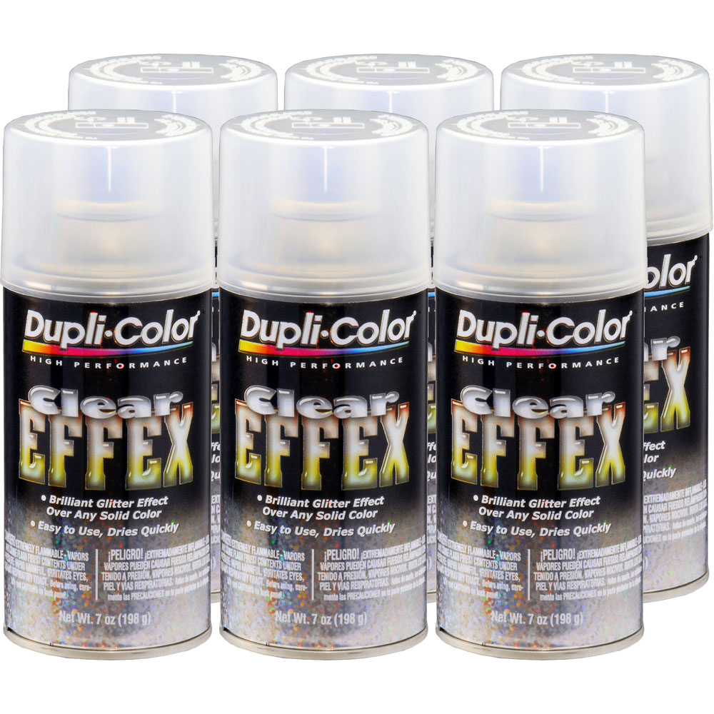 Photo for Duplicolor Paint EFX100(6-PACK); Effex Sparkling 7.0 oz. Aerosol Clear 