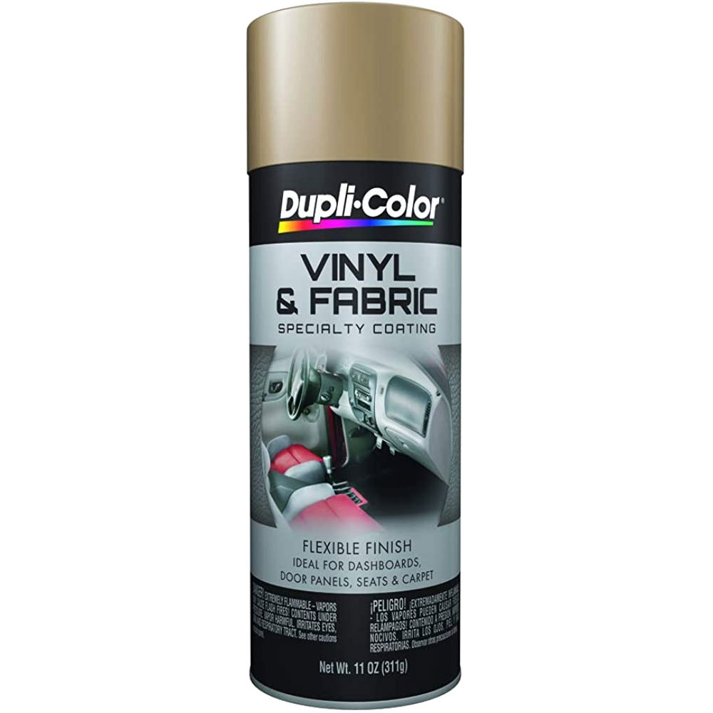 Duplicolor Paint HVP108; Vinyl and Fabric Coating 11.0 oz. Aerosol Desert Sand 