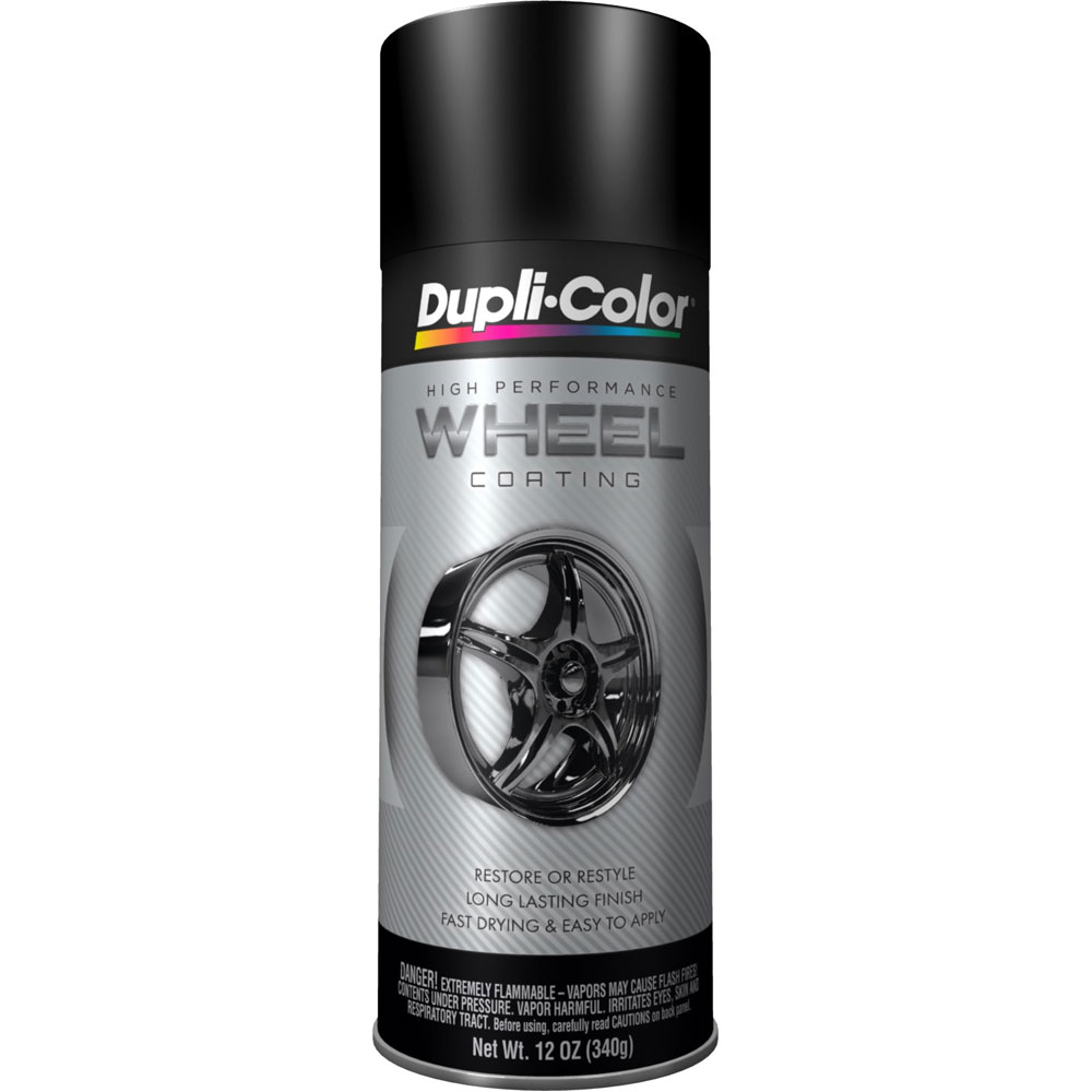 Photo for Duplicolor Paint HWP104; High Performance Wheel Coating 12.00 oz. Aerosol Black 